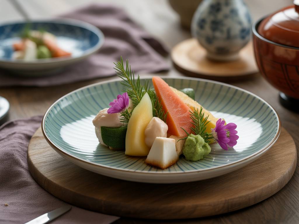 L’art de dresser une assiette japonaise selon les règles du kaiseki